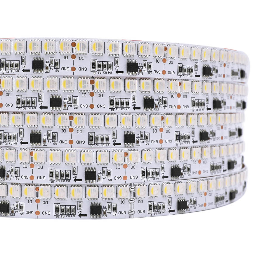 DC24V WS2814 External IC RGBW 16.4Ft 720LEDs High Density Optional Digital Addressable LED Strip Lights